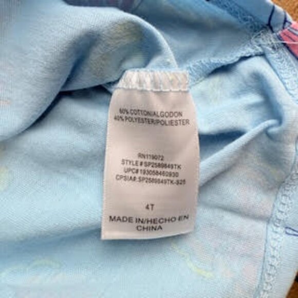 Disney Toddler Dress, Tinker Bell Girls Dress, 4T Princess Dress, Blue Butterfly - Picture 8 of 8